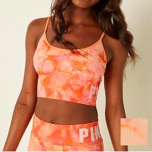 Victoria secret pink activewear cropped top